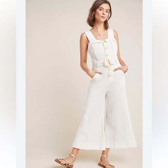 NWOT Cape Cod Jumpsuit Anthropologie size 10 - Picture 1 of 7